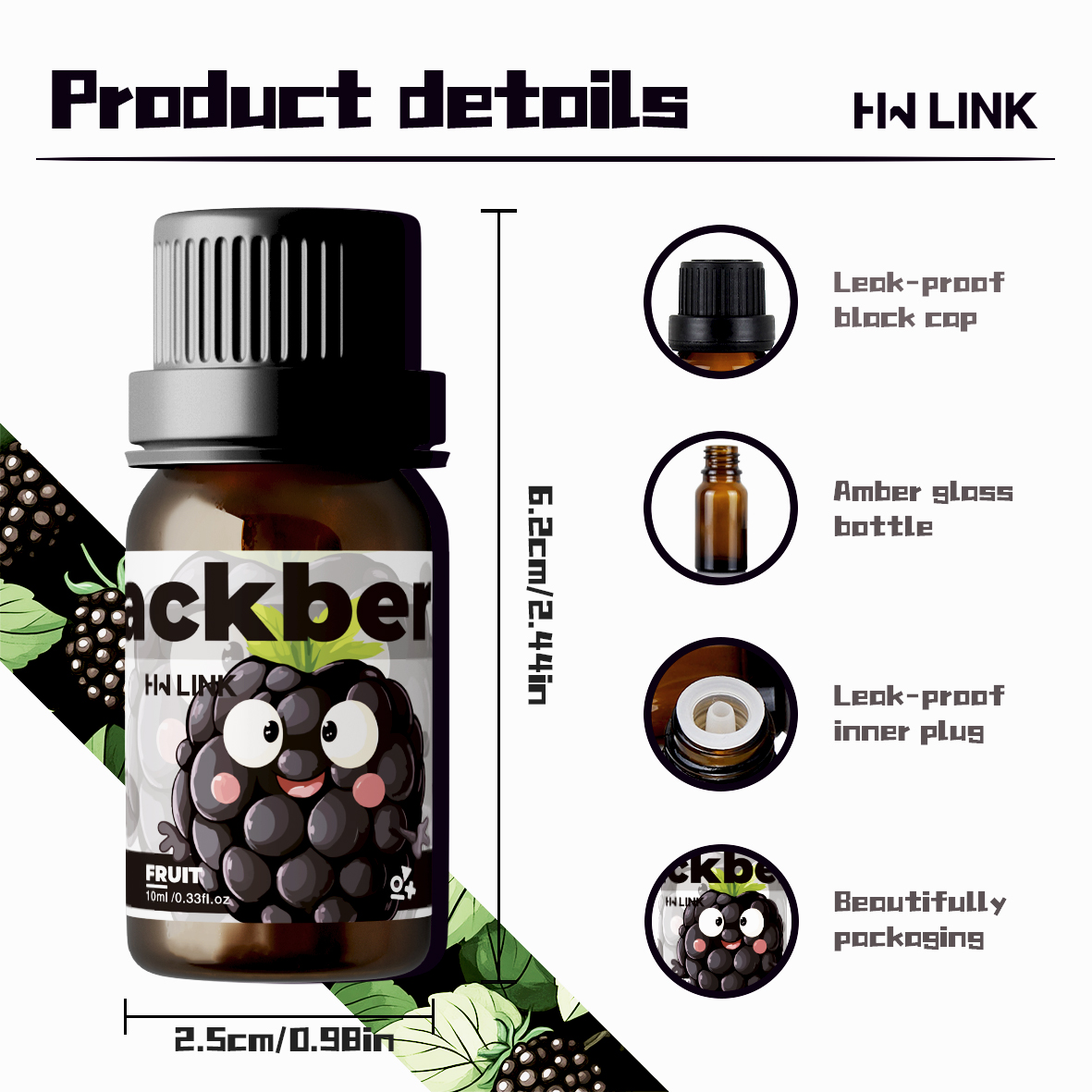 Minyak Aroma Blackberry 10ml M - Candle Making Oil Scents ulasan dan harga