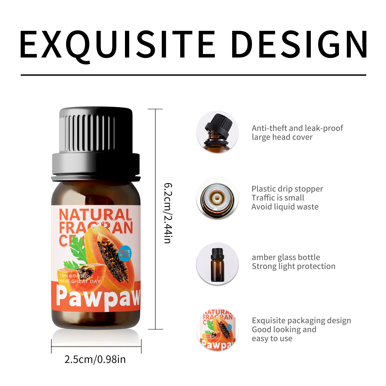 10ml Minyak Wangi Pepaya Aroma - Candle Making Oil Scents ulasan dan harga