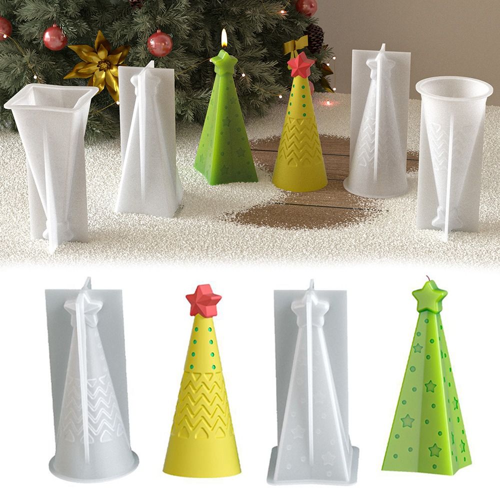 Cetakan Lilin Kerucut Natal Si - Candle Making Kit Xmas ulasan dan harga