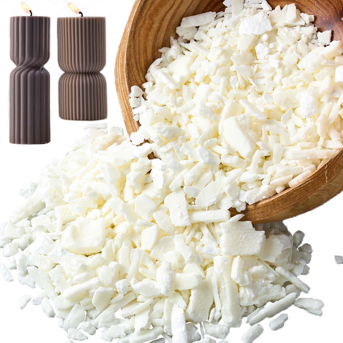 1 Pon Lilin Kedelai Putih Murn - Candle Making Equipment ulasan dan harga