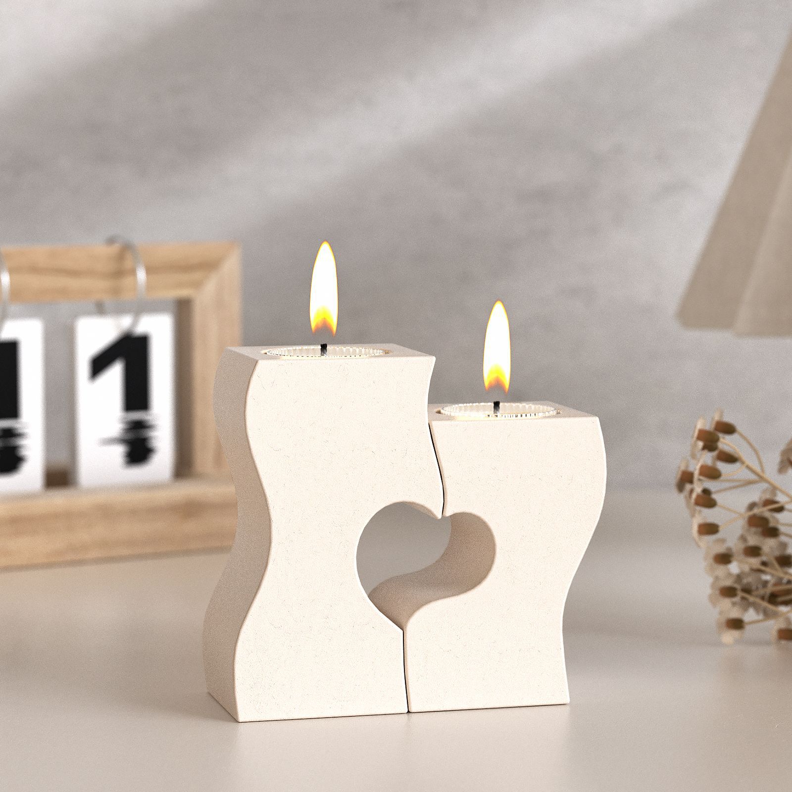 S Cetakan Silikon Lilin Hati D - Candle Making Equipment ulasan dan harga