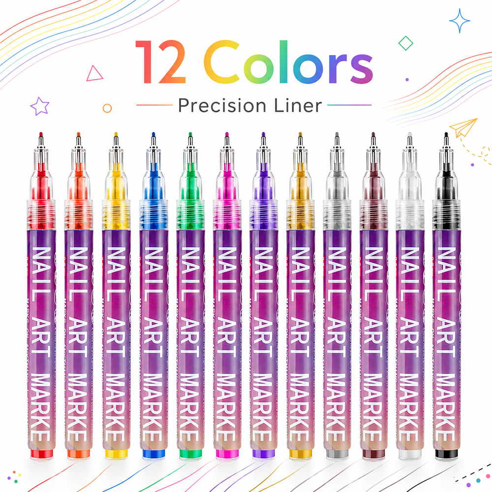 12 Buah Pena Spidol Garis Halu - Copic Marker Sketch ulasan dan harga