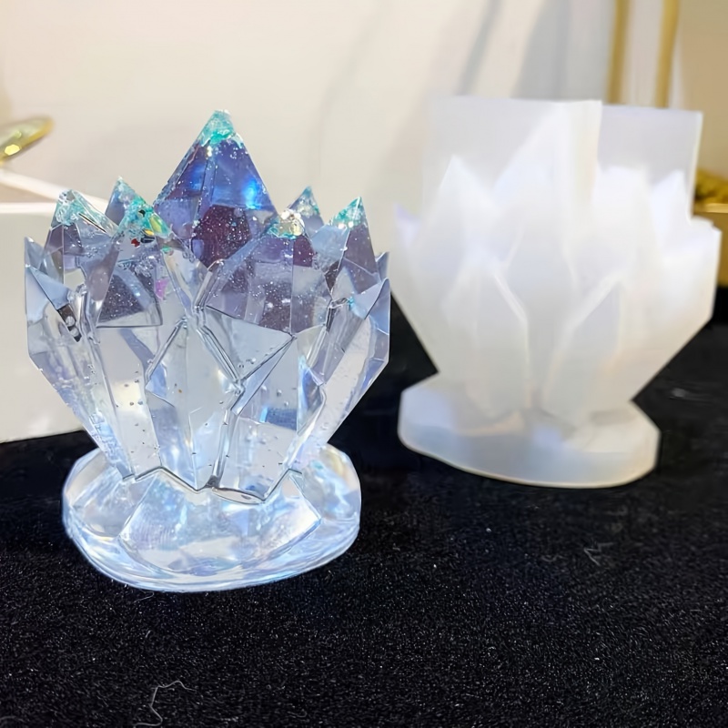 1 buah kumpulan kristal cetaka - Candle Making Moulds ulasan dan harga