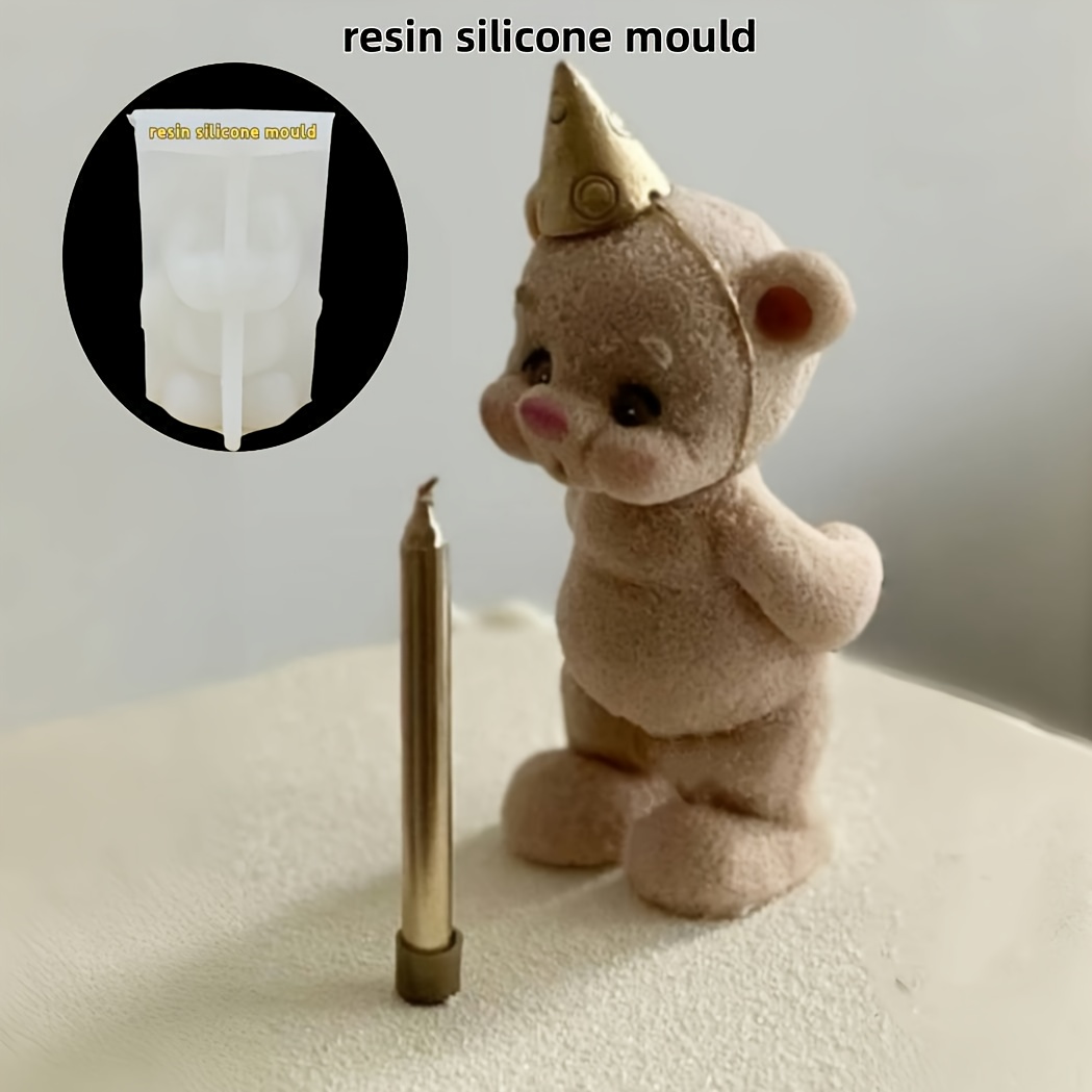 Cetakan Silikon Beruang Lucu D - Candle Making Moulds ulasan dan harga