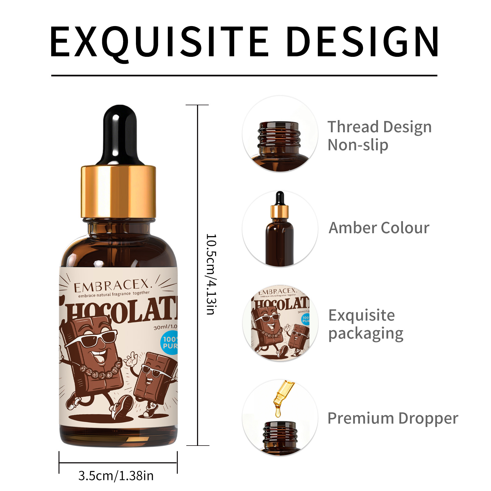 30ml Minyak Pewangi Cokelat un - Candle Making Oil Scents ulasan dan harga