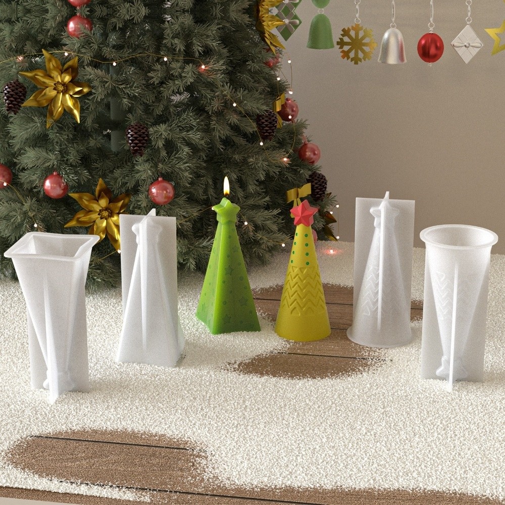 Cetakan Lilin Kerucut Natal Si - Candle Making Kit Xmas ulasan dan harga