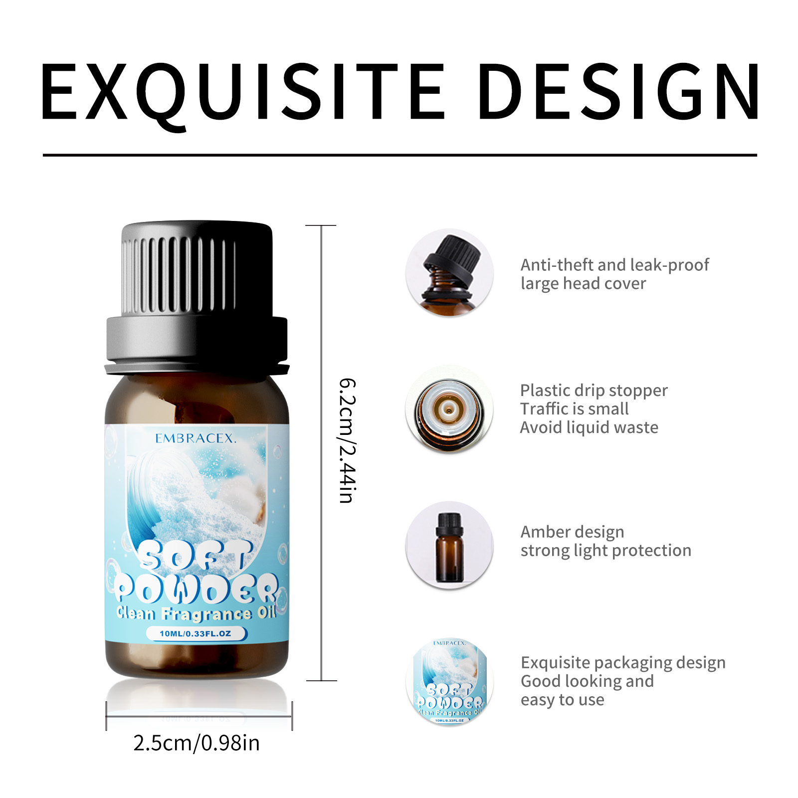 10ml Minyak Esensial Bubuk Lem - Candle Making Oil Scents ulasan dan harga